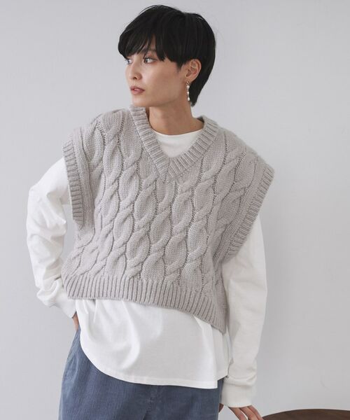 OPAQUE.CLIP / オペーク ドット クリップ カットソー | リラクシーロングTシャツ【洗濯機OK】 | 詳細1