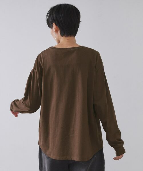 OPAQUE.CLIP / オペーク ドット クリップ カットソー | リラクシーロングTシャツ【洗濯機OK】 | 詳細15