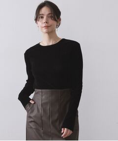 OPAQUE.CLIP / オペーク ドット クリップ カットソー | フロッキーチュールトップス【洗濯機OK】