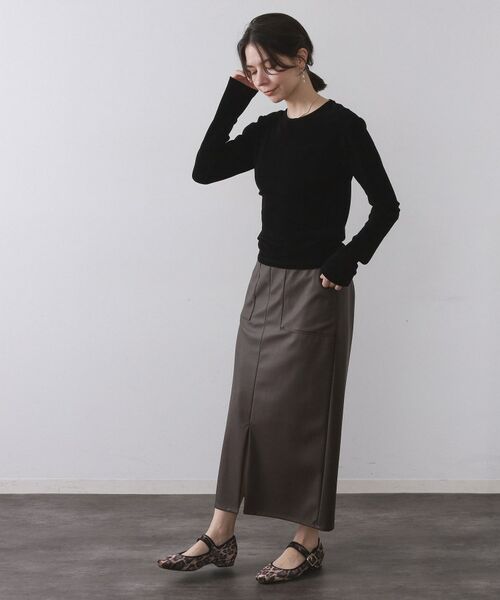 OPAQUE.CLIP / オペーク ドット クリップ カットソー | フロッキーチュールトップス【洗濯機OK】 | 詳細10