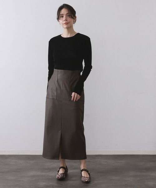 OPAQUE.CLIP / オペーク ドット クリップ カットソー | フロッキーチュールトップス【洗濯機OK】 | 詳細11