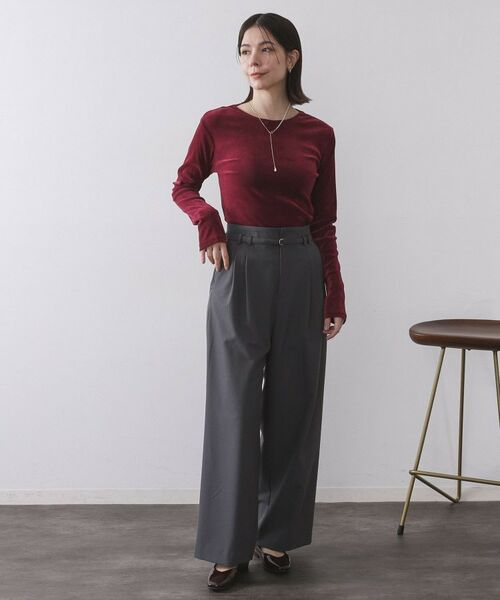 OPAQUE.CLIP / オペーク ドット クリップ カットソー | フロッキーチュールトップス【洗濯機OK】 | 詳細2