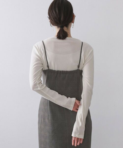 OPAQUE.CLIP / オペーク ドット クリップ カットソー | フロッキーチュールトップス【洗濯機OK】 | 詳細5