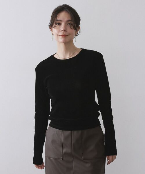 OPAQUE.CLIP / オペーク ドット クリップ カットソー | フロッキーチュールトップス【洗濯機OK】 | 詳細9