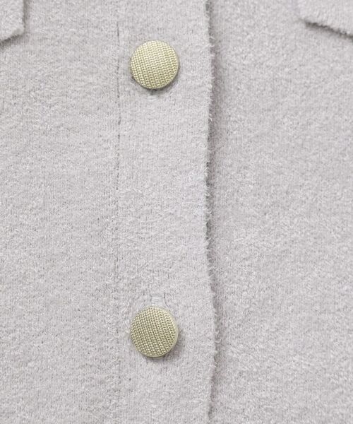 OPAQUE.CLIP / オペーク ドット クリップ カーディガン・ボレロ | モールニットクルーカーディガン【洗濯機OK】 | 詳細12
