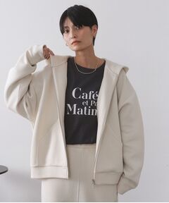 OPAQUE.CLIP / オペーク ドット クリップ カーディガン・ボレロ | ダブルジップフーディ/セットアップ対応【洗濯機OK】