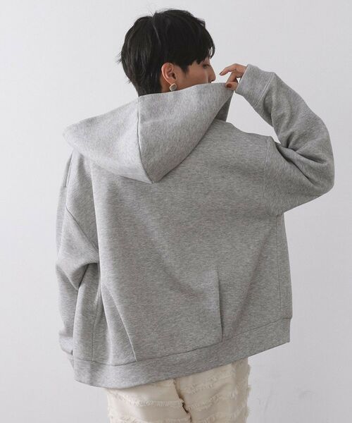 OPAQUE.CLIP / オペーク ドット クリップ カーディガン・ボレロ | ダブルジップフーディ/セットアップ対応【洗濯機OK】 | 詳細10