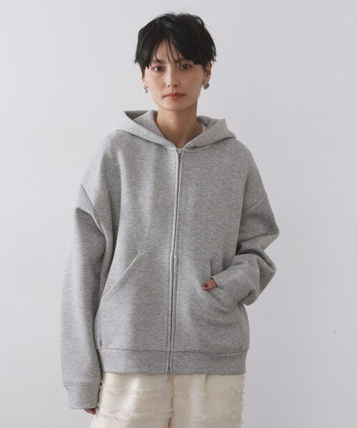 OPAQUE.CLIP / オペーク ドット クリップ カーディガン・ボレロ | ダブルジップフーディ/セットアップ対応【洗濯機OK】 | 詳細13