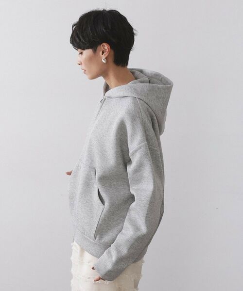 OPAQUE.CLIP / オペーク ドット クリップ カーディガン・ボレロ | ダブルジップフーディ/セットアップ対応【洗濯機OK】 | 詳細14