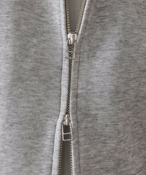 OPAQUE.CLIP / オペーク ドット クリップ カーディガン・ボレロ | ダブルジップフーディ/セットアップ対応【洗濯機OK】 | 詳細19