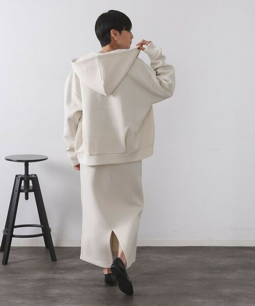 OPAQUE.CLIP / オペーク ドット クリップ カーディガン・ボレロ | ダブルジップフーディ/セットアップ対応【洗濯機OK】 | 詳細3