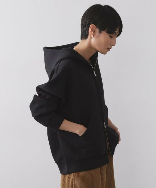 OPAQUE.CLIP / オペーク ドット クリップ カーディガン・ボレロ | ダブルジップフーディ/セットアップ対応【洗濯機OK】 | 詳細5