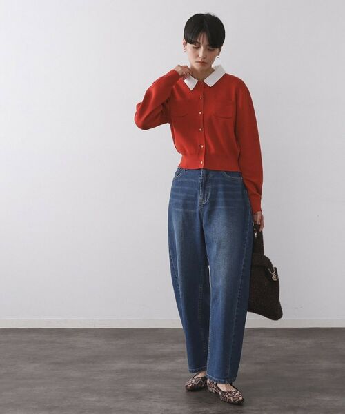 OPAQUE.CLIP / オペーク ドット クリップ カーディガン・ボレロ | 《andGIRL掲載》金ボタンニットカーディガン/衿取り外し可【洗濯機OK】 | 詳細10