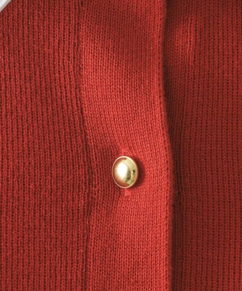 OPAQUE.CLIP / オペーク ドット クリップ カーディガン・ボレロ | 《andGIRL掲載》金ボタンニットカーディガン/衿取り外し可【洗濯機OK】 | 詳細14