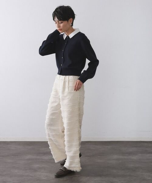 OPAQUE.CLIP / オペーク ドット クリップ カーディガン・ボレロ | 《andGIRL掲載》金ボタンニットカーディガン/衿取り外し可【洗濯機OK】 | 詳細20