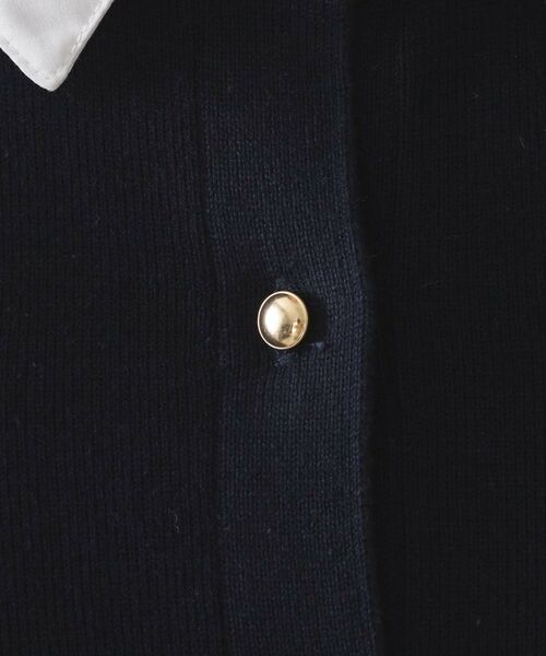 OPAQUE.CLIP / オペーク ドット クリップ カーディガン・ボレロ | 《andGIRL掲載》金ボタンニットカーディガン/衿取り外し可【洗濯機OK】 | 詳細21