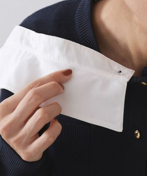 OPAQUE.CLIP / オペーク ドット クリップ カーディガン・ボレロ | 《andGIRL掲載》金ボタンニットカーディガン/衿取り外し可【洗濯機OK】 | 詳細28