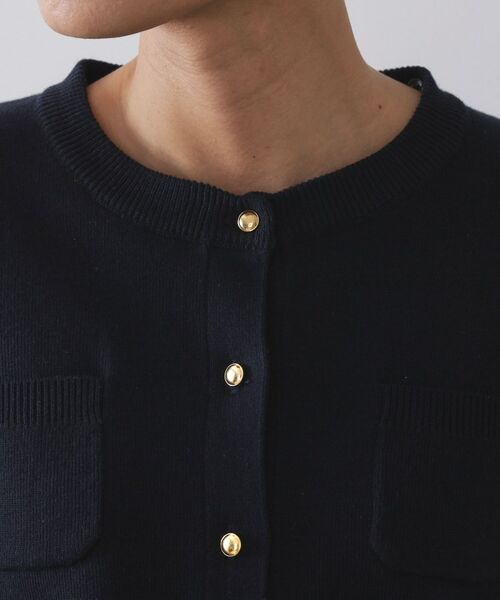 OPAQUE.CLIP / オペーク ドット クリップ カーディガン・ボレロ | 《andGIRL掲載》金ボタンニットカーディガン/衿取り外し可【洗濯機OK】 | 詳細29