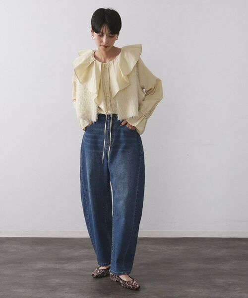 OPAQUE.CLIP / オペーク ドット クリップ ベスト | 《andGIRL掲載》シャギーニット ショートベスト【洗濯機OK】 | 詳細6