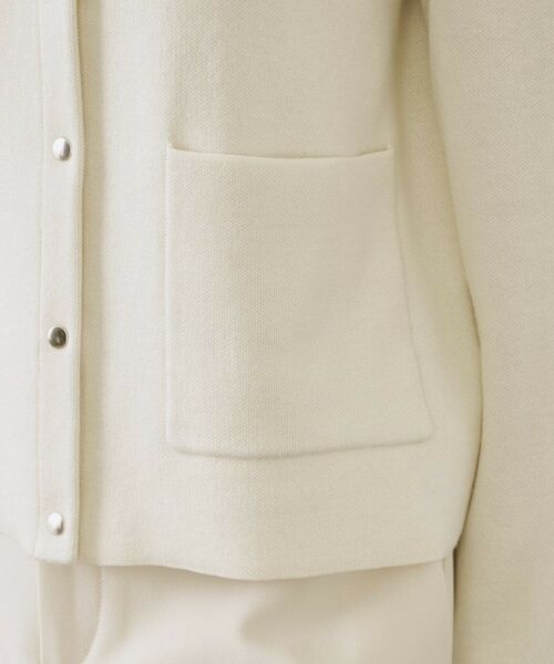 OPAQUE.CLIP / オペーク ドット クリップ カーディガン・ボレロ | スナップボタン ダブルフェイス配色ニットカーディガン【洗濯機OK】 | 詳細30