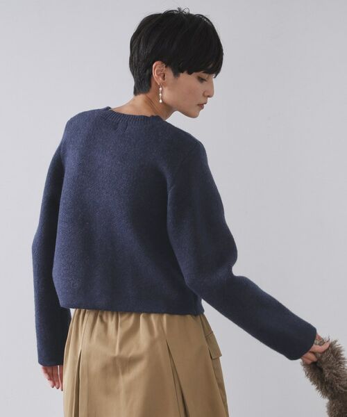 OPAQUE.CLIP / オペーク ドット クリップ カーディガン・ボレロ | ビジューボタンニットカーディガン【洗える】 | 詳細11