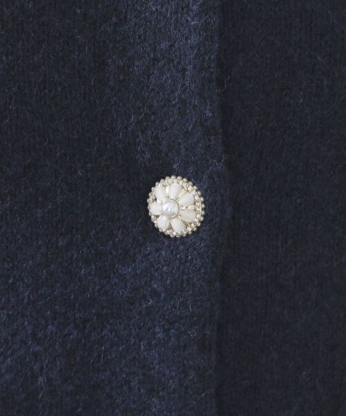 OPAQUE.CLIP / オペーク ドット クリップ カーディガン・ボレロ | ビジューボタンニットカーディガン【洗える】 | 詳細14