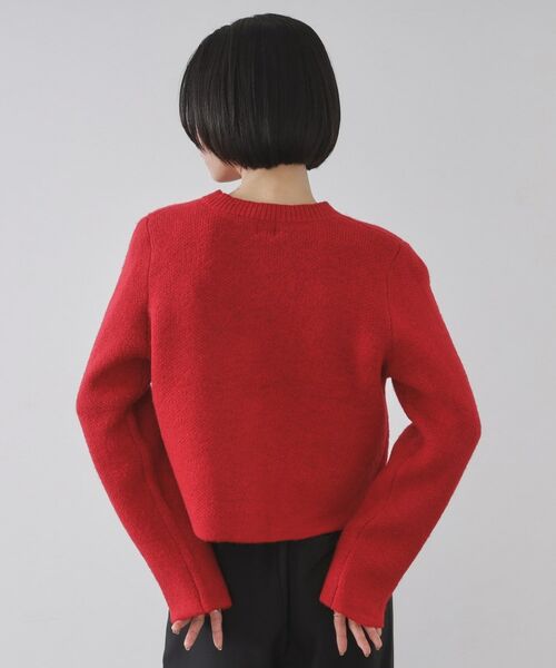 OPAQUE.CLIP / オペーク ドット クリップ カーディガン・ボレロ | ビジューボタンニットカーディガン【洗える】 | 詳細17