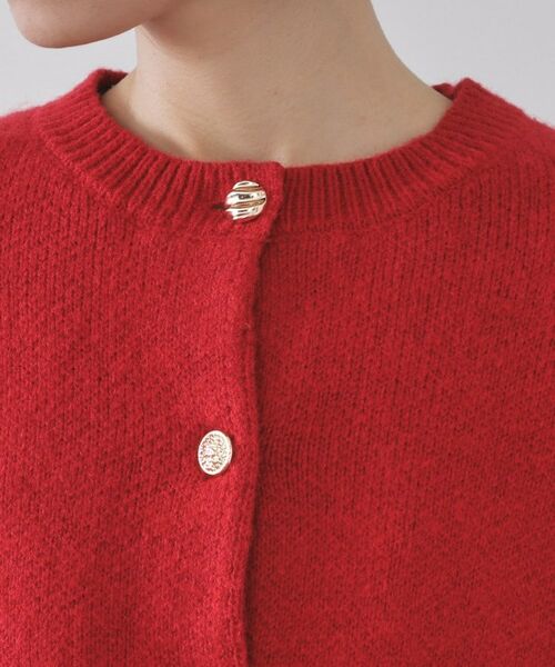 OPAQUE.CLIP / オペーク ドット クリップ カーディガン・ボレロ | ビジューボタンニットカーディガン【洗える】 | 詳細18