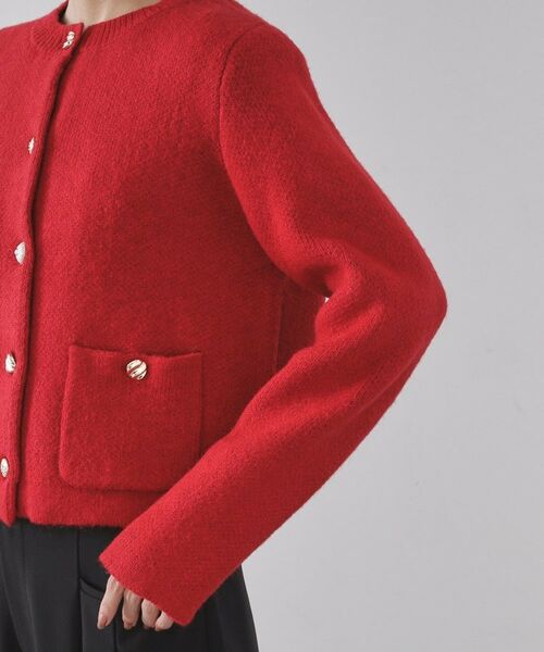 OPAQUE.CLIP / オペーク ドット クリップ カーディガン・ボレロ | ビジューボタンニットカーディガン【洗える】 | 詳細19