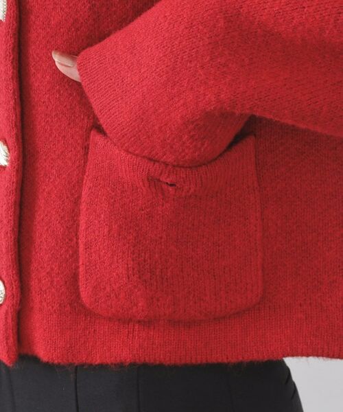 OPAQUE.CLIP / オペーク ドット クリップ カーディガン・ボレロ | ビジューボタンニットカーディガン【洗える】 | 詳細20