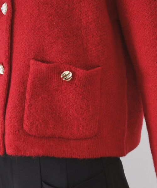 OPAQUE.CLIP / オペーク ドット クリップ カーディガン・ボレロ | ビジューボタンニットカーディガン【洗える】 | 詳細21