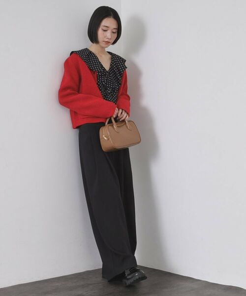 OPAQUE.CLIP / オペーク ドット クリップ カーディガン・ボレロ | ビジューボタンニットカーディガン【洗える】 | 詳細8