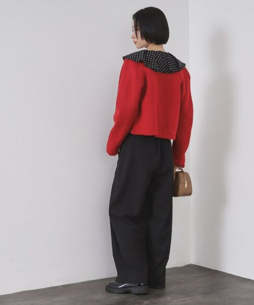 OPAQUE.CLIP / オペーク ドット クリップ カーディガン・ボレロ | ビジューボタンニットカーディガン【洗える】 | 詳細9