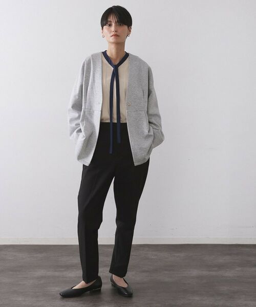 OPAQUE.CLIP / オペーク ドット クリップ カーディガン・ボレロ | ペプラムカーディガン【UVケア/洗濯機OK】 | 詳細10