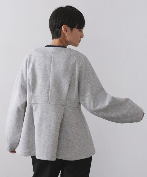 OPAQUE.CLIP / オペーク ドット クリップ カーディガン・ボレロ | ペプラムカーディガン【UVケア/洗濯機OK】 | 詳細15