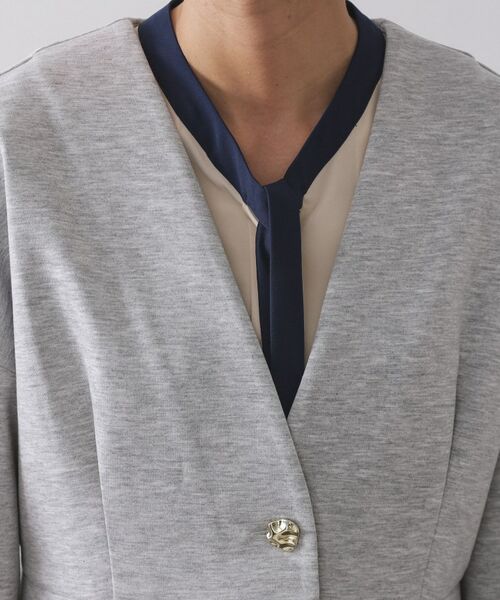 OPAQUE.CLIP / オペーク ドット クリップ カーディガン・ボレロ | ペプラムカーディガン【UVケア/洗濯機OK】 | 詳細16