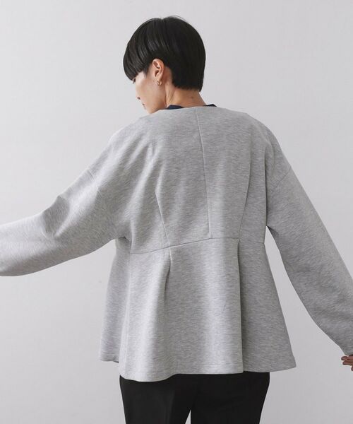 OPAQUE.CLIP / オペーク ドット クリップ カーディガン・ボレロ | ペプラムカーディガン【UVケア/洗濯機OK】 | 詳細9