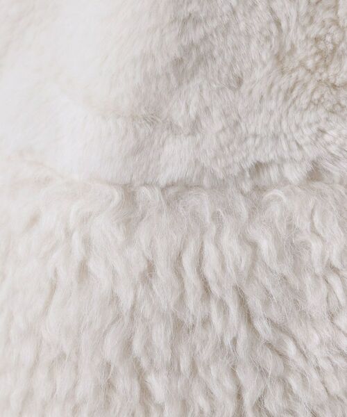 OPAQUE.CLIP / オペーク ドット クリップ ベスト | フェイクファー×フェイクボアドッキングジレ【洗濯機OK】 | 詳細4