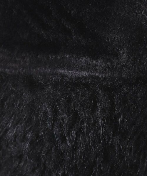 OPAQUE.CLIP / オペーク ドット クリップ ベスト | フェイクファー×フェイクボアドッキングジレ【洗濯機OK】 | 詳細8