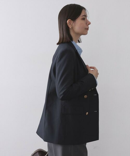 OPAQUE.CLIP / オペーク ドット クリップ テーラードジャケット | 金ボタンダブルブレストテーラードジャケット【洗える】 | 詳細1