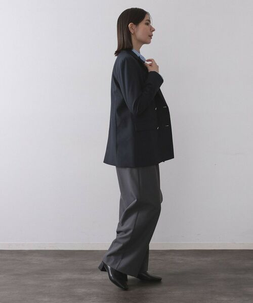 OPAQUE.CLIP / オペーク ドット クリップ テーラードジャケット | 金ボタンダブルブレストテーラードジャケット【洗える】 | 詳細3