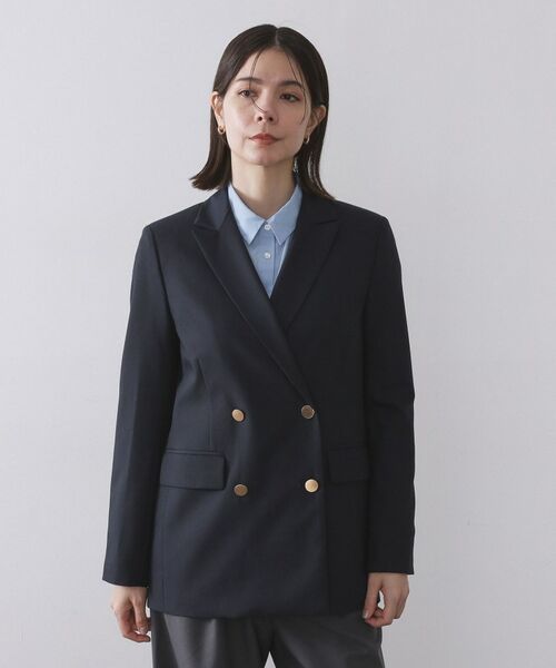 OPAQUE.CLIP / オペーク ドット クリップ テーラードジャケット | 金ボタンダブルブレストテーラードジャケット【洗える】 | 詳細5
