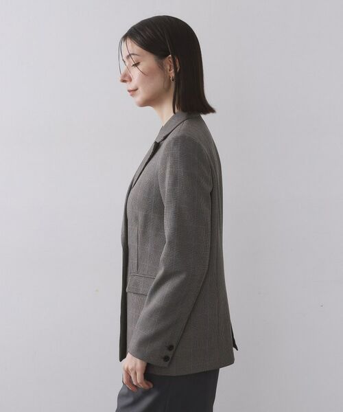 OPAQUE.CLIP / オペーク ドット クリップ テーラードジャケット | グレンチェックダブルジャケット/セットアップ対応可【洗える】 | 詳細14