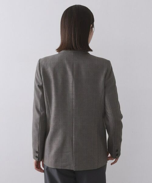 OPAQUE.CLIP / オペーク ドット クリップ テーラードジャケット | グレンチェックダブルジャケット/セットアップ対応可【洗える】 | 詳細15