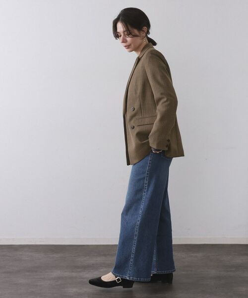 OPAQUE.CLIP / オペーク ドット クリップ テーラードジャケット | グレンチェックダブルジャケット/セットアップ対応可【洗える】 | 詳細5