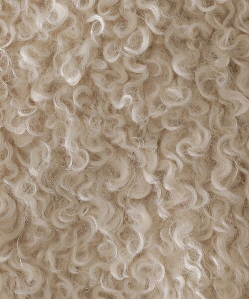 OPAQUE.CLIP / オペーク ドット クリップ ベスト | カーリーフェイクファーベスト【洗濯機OK】 | 詳細4