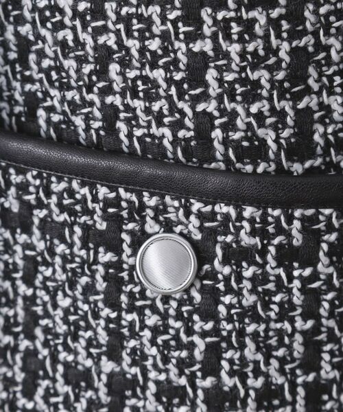 OPAQUE.CLIP / オペーク ドット クリップ ベスト | ツイードVネックベスト【洗濯機OK】 | 詳細8