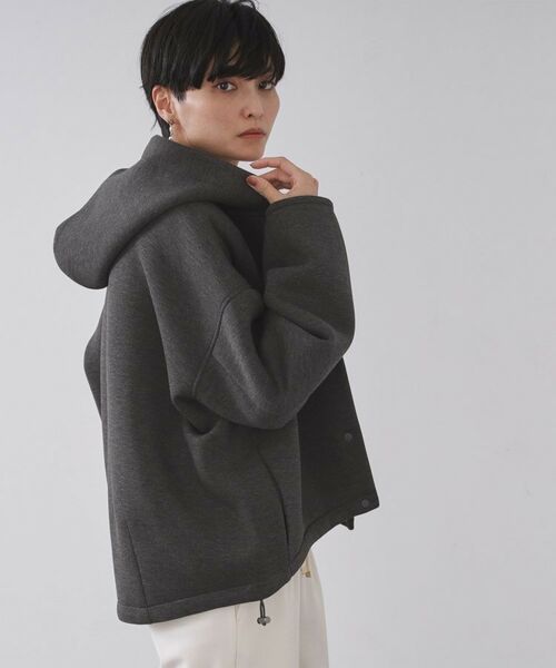 OPAQUE.CLIP / オペーク ドット クリップ レザーブルゾン・ジャケット | フーディブルゾン【洗濯機OK】 | 詳細1