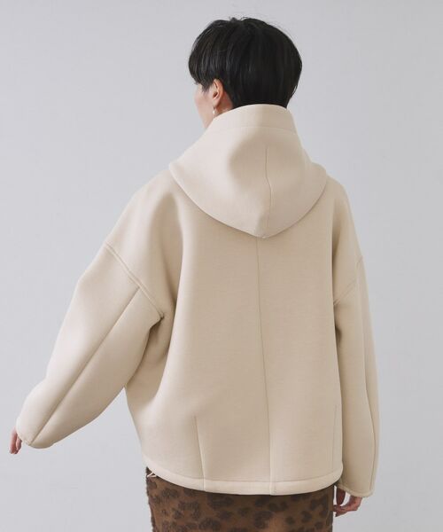 OPAQUE.CLIP / オペーク ドット クリップ レザーブルゾン・ジャケット | フーディブルゾン【洗濯機OK】 | 詳細11