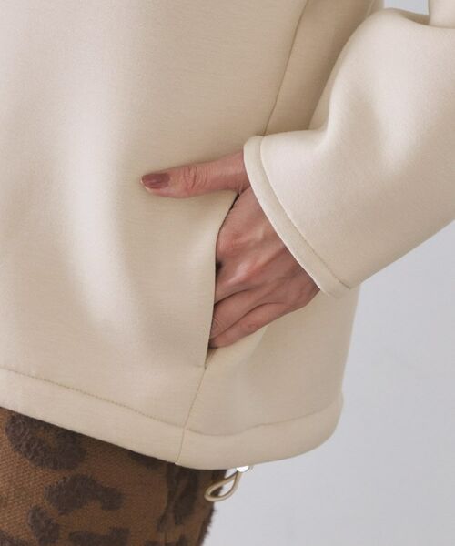 OPAQUE.CLIP / オペーク ドット クリップ レザーブルゾン・ジャケット | フーディブルゾン【洗濯機OK】 | 詳細15